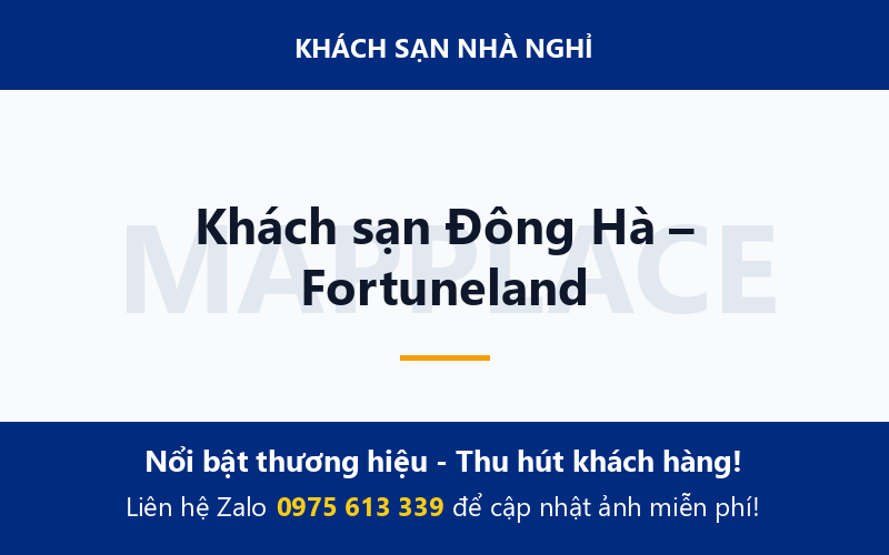 Khách sạn Đông Hà – Fortuneland
