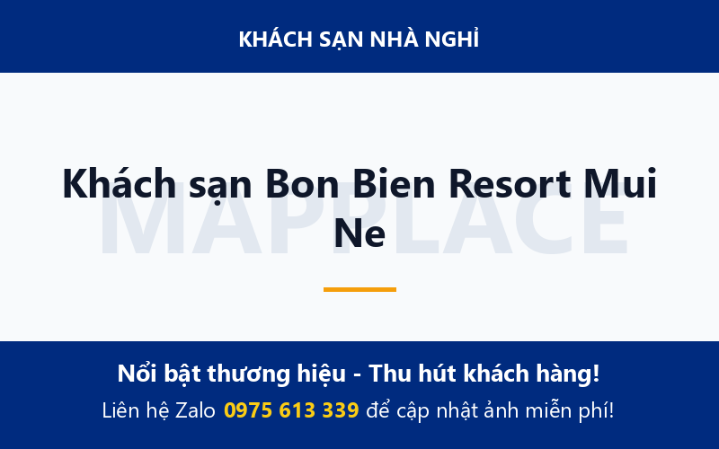 Khách sạn Bon Bien Resort Mui Ne