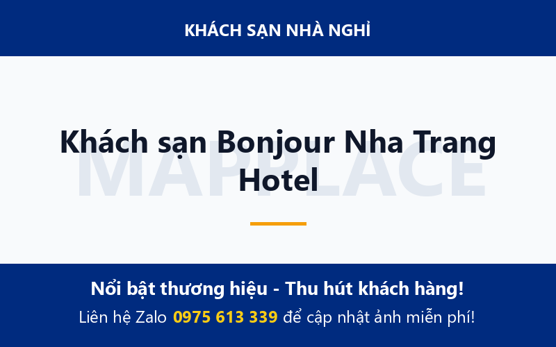 Khách sạn Bonjour Nha Trang Hotel