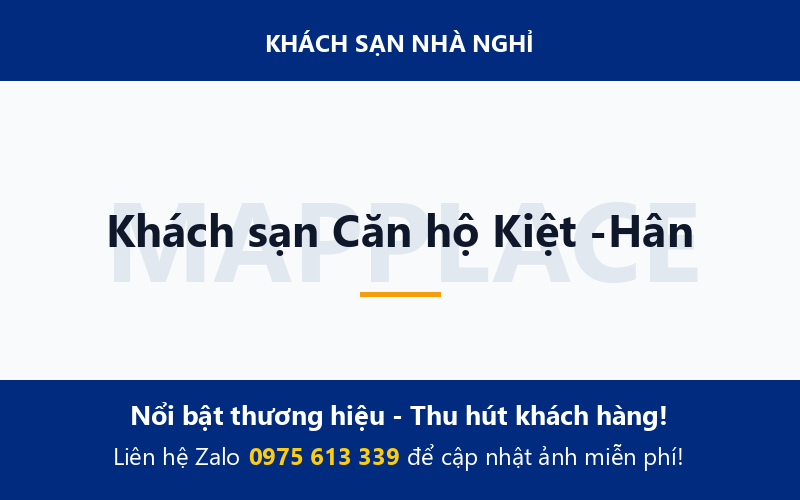 Khách sạn Căn hộ Kiệt -Hân