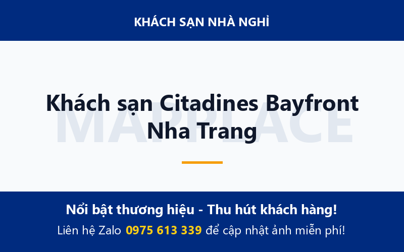 Khách sạn Citadines Bayfront Nha Trang