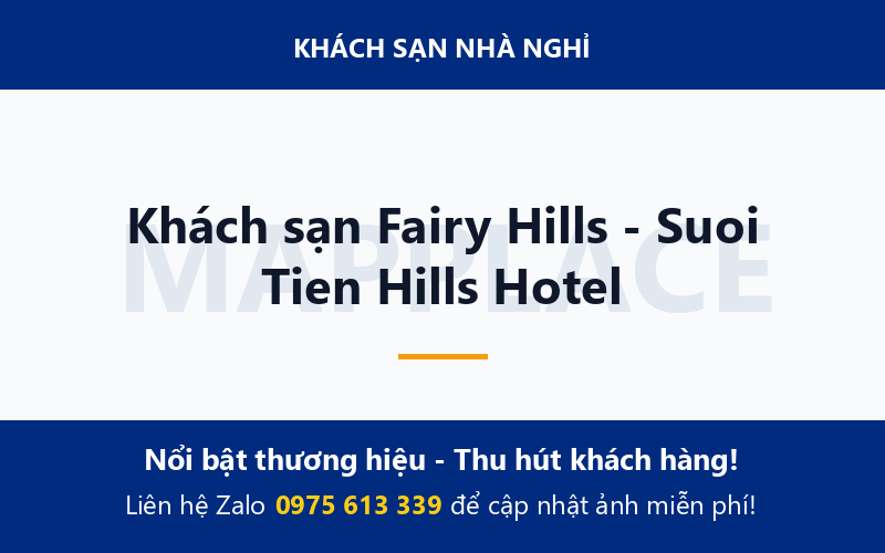 Khách sạn Fairy Hills - Suoi Tien Hills Hotel