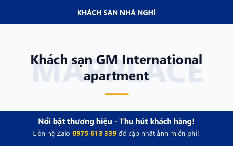 Khách sạn GM International apartment