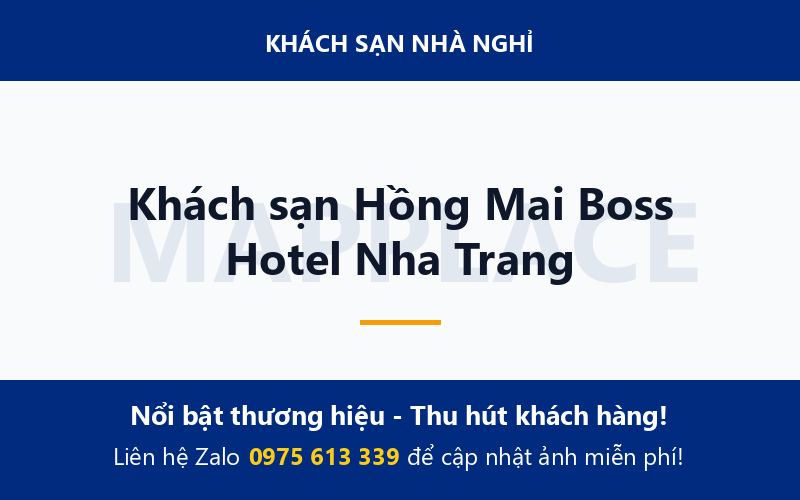 Khách sạn Hồng Mai Boss Hotel Nha Trang