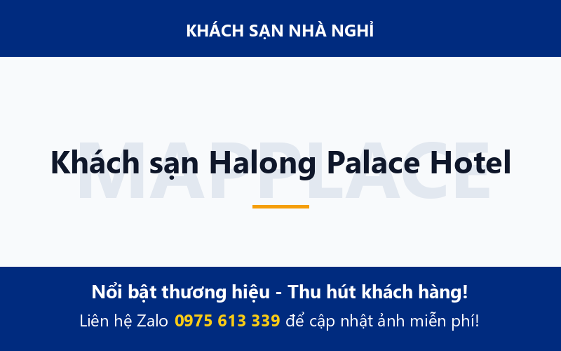 Khách sạn Halong Palace Hotel
