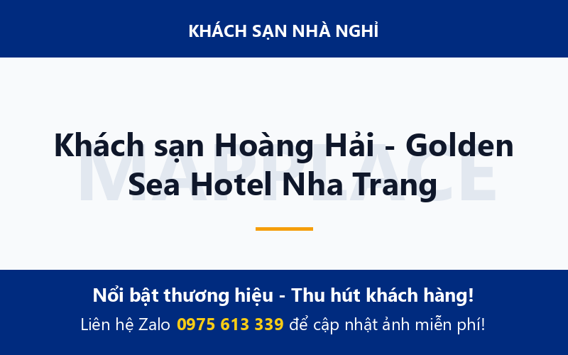 Khách sạn Hoàng Hải - Golden Sea Hotel Nha Trang