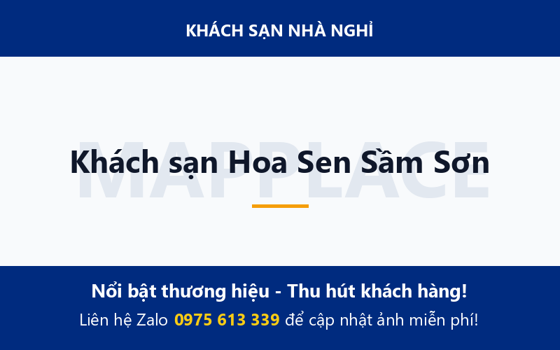 Khách sạn Hoa Sen Sầm Sơn