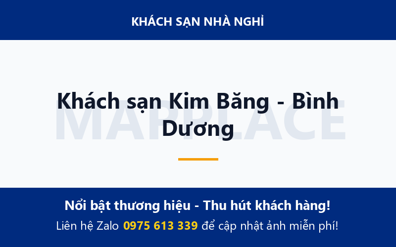 Khách sạn Kim Băng - Bình Dương