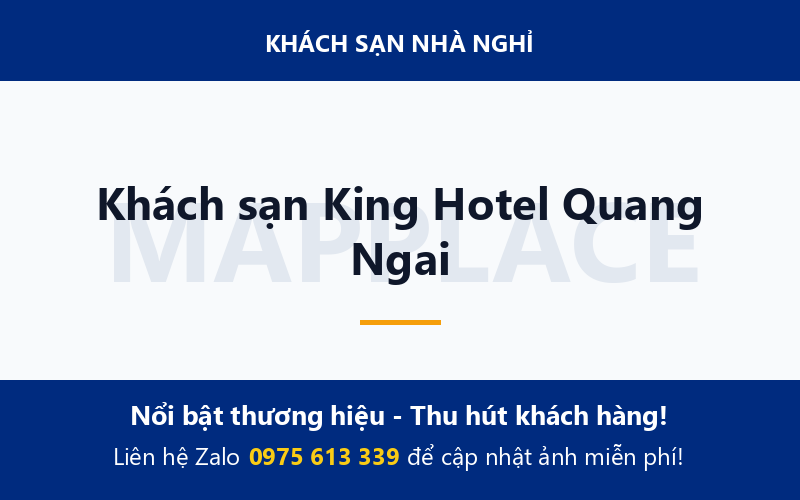 Khách sạn King Hotel Quang Ngai