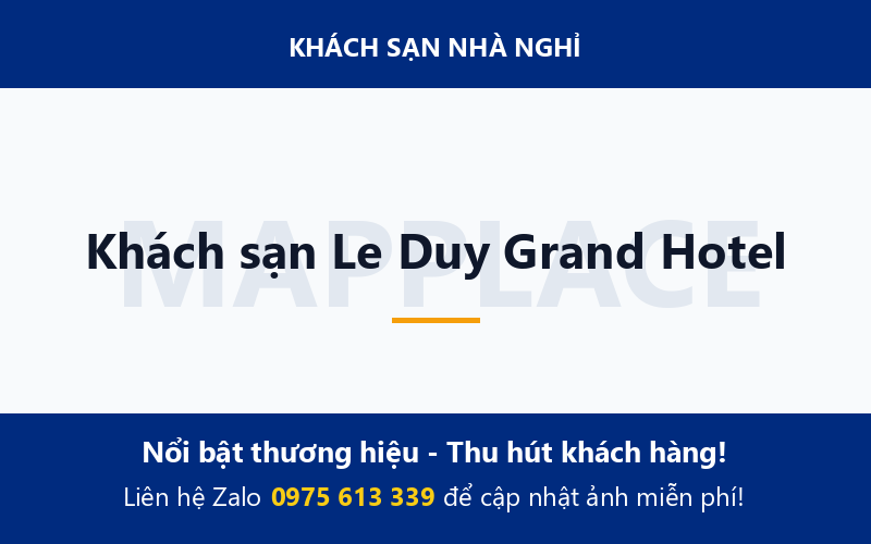 Khách sạn Le Duy Grand Hotel
