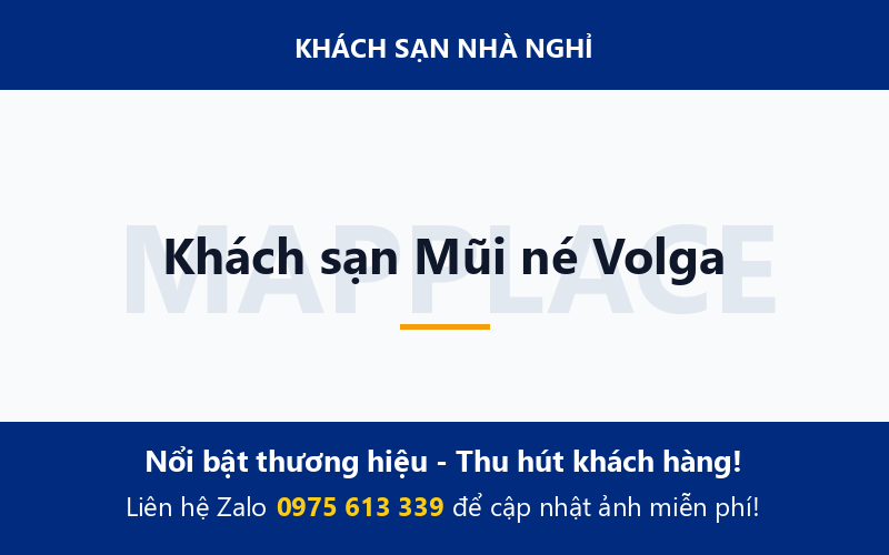 Khách sạn Mũi né Volga