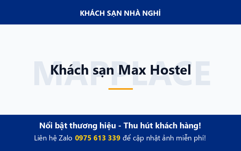 Khách sạn Max Hostel