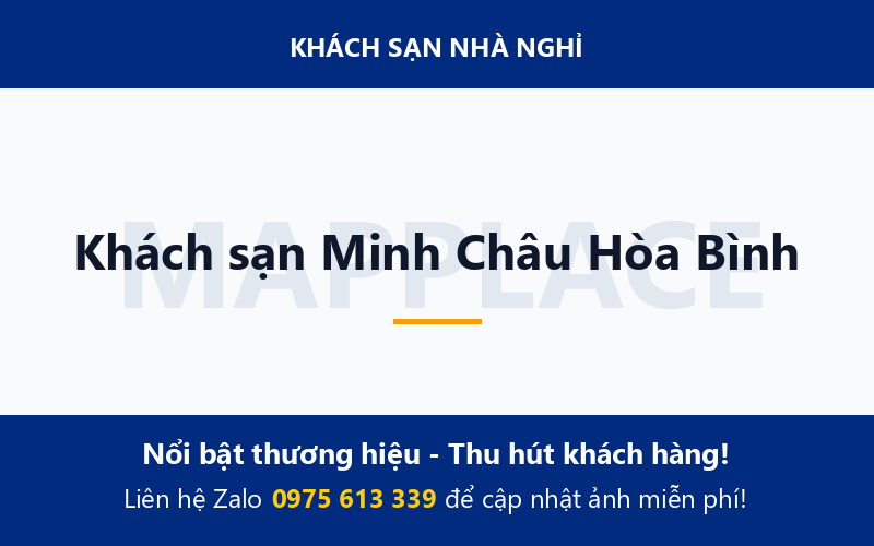 Khách sạn Minh Châu Hòa Bình