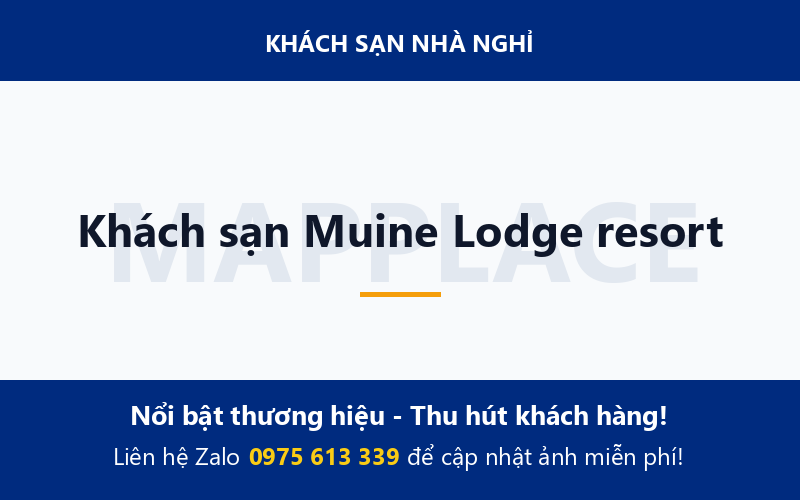 Khách sạn Muine Lodge resort