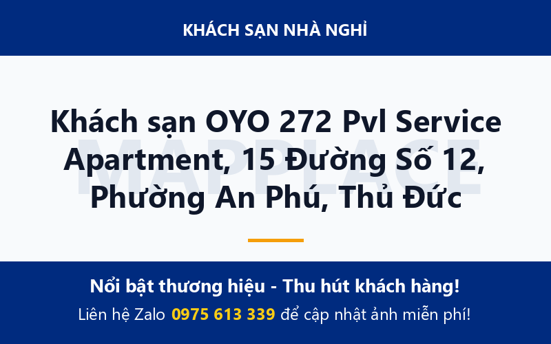 Khách sạn OYO 272 Pvl Service Apartment, 15 Đường Số 12, Phường An Phú, Thủ Đức