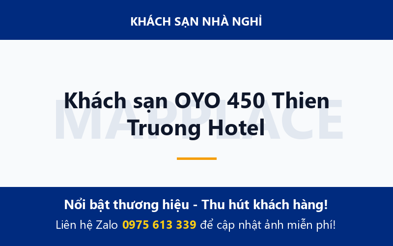 Khách sạn OYO 450 Thien Truong Hotel