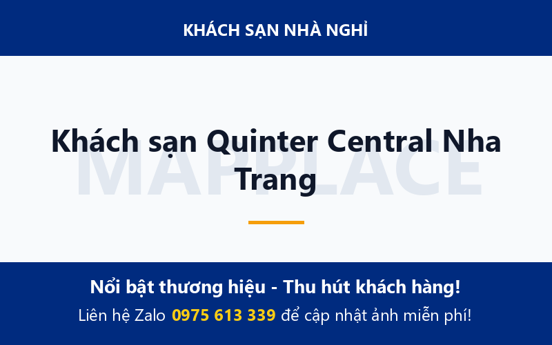 Khách sạn Quinter Central Nha Trang