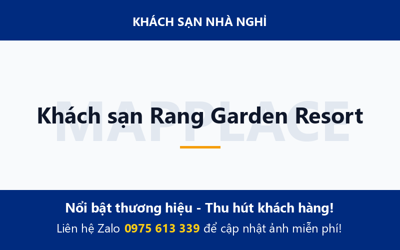 Khách sạn Rang Garden Resort