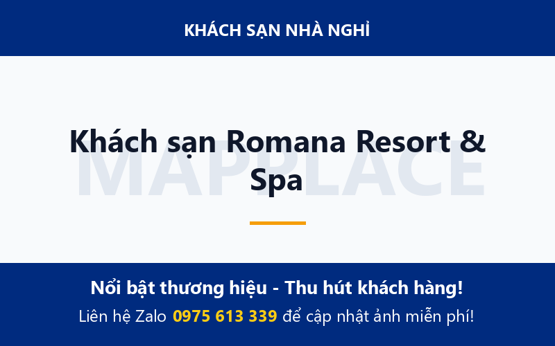 Khách sạn Romana Resort & Spa