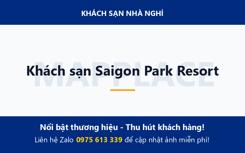 Khách sạn Saigon Park Resort