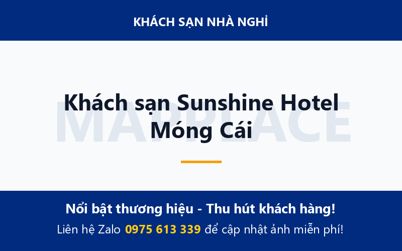 Khách sạn Sunshine Hotel Móng Cái
