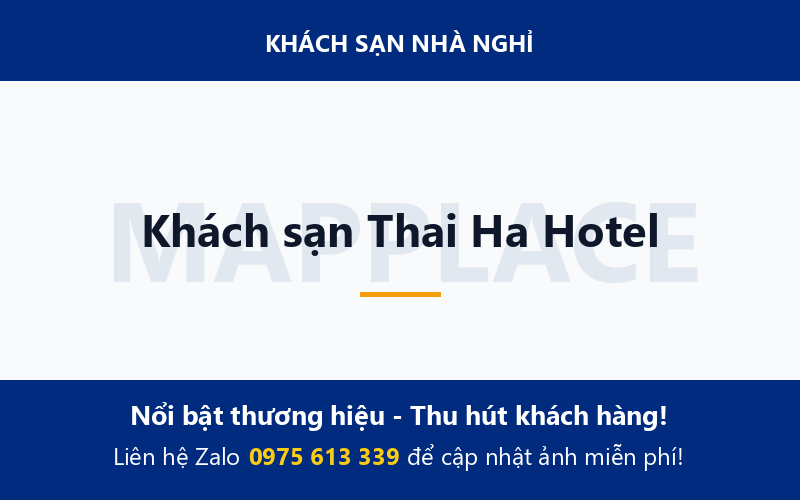 Khách sạn Thai Ha Hotel