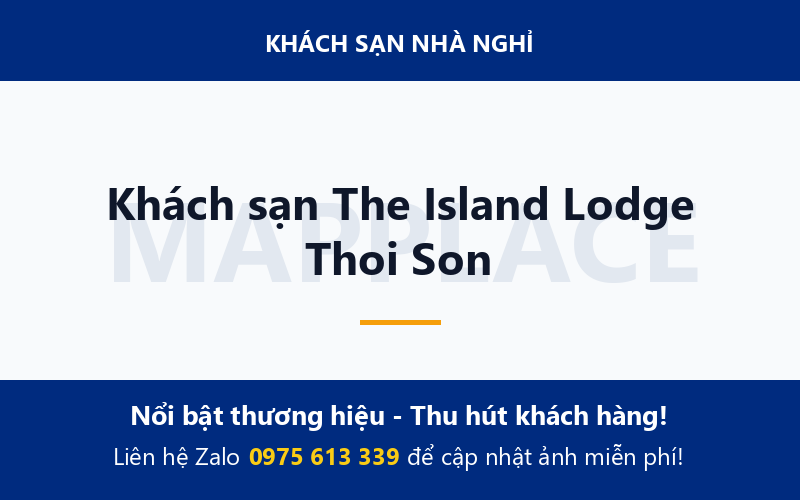 Khách sạn The Island Lodge Thoi Son