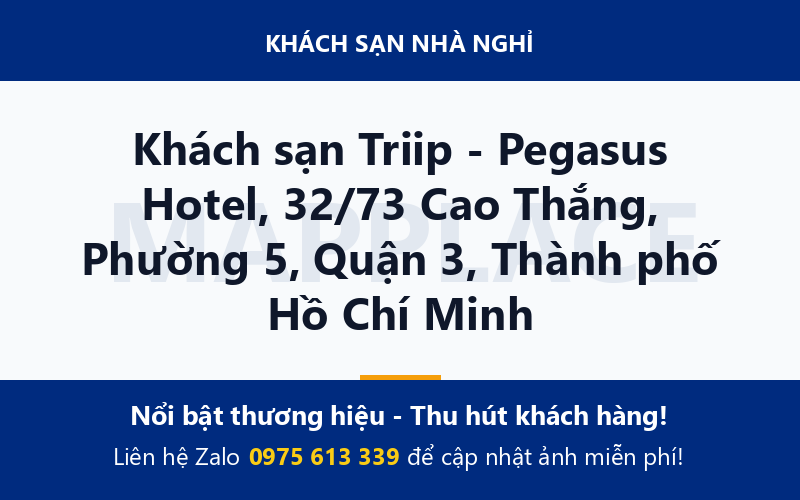 Khách sạn Triip - Pegasus Hotel, 32/73 Cao Thắng, Phường 5, Quận 3, Thành phố Hồ Chí Minh