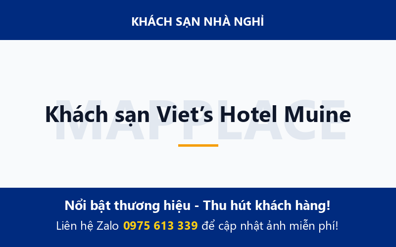 Khách sạn Viet’s Hotel Muine