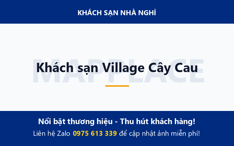 Khách sạn Village Cây Cau