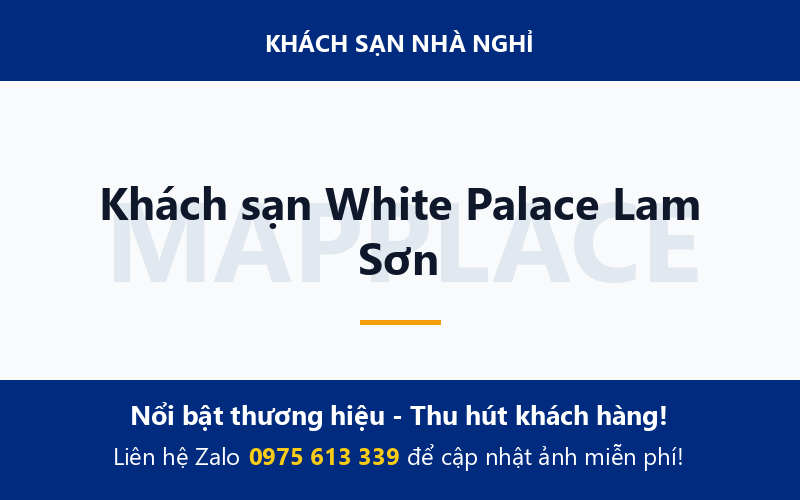 Khách sạn White Palace Lam Sơn
