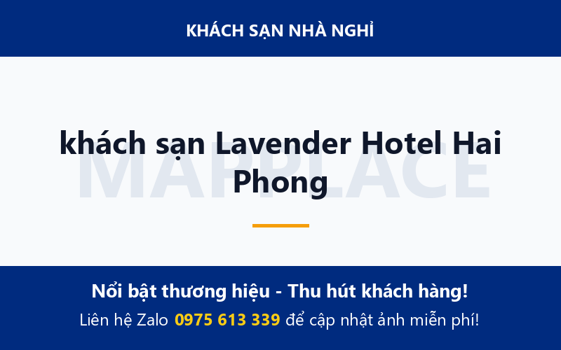 khách sạn Lavender Hotel Hai Phong