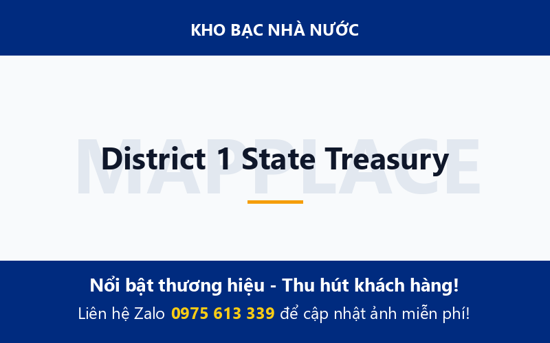 District 1 State Treasury