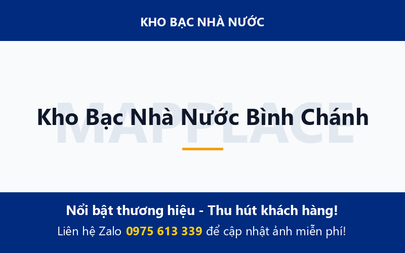 Kho Bạc Nhà Nước Bình Chánh