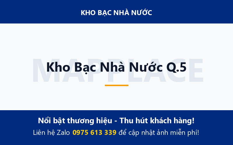 Kho Bạc Nhà Nước Q.5