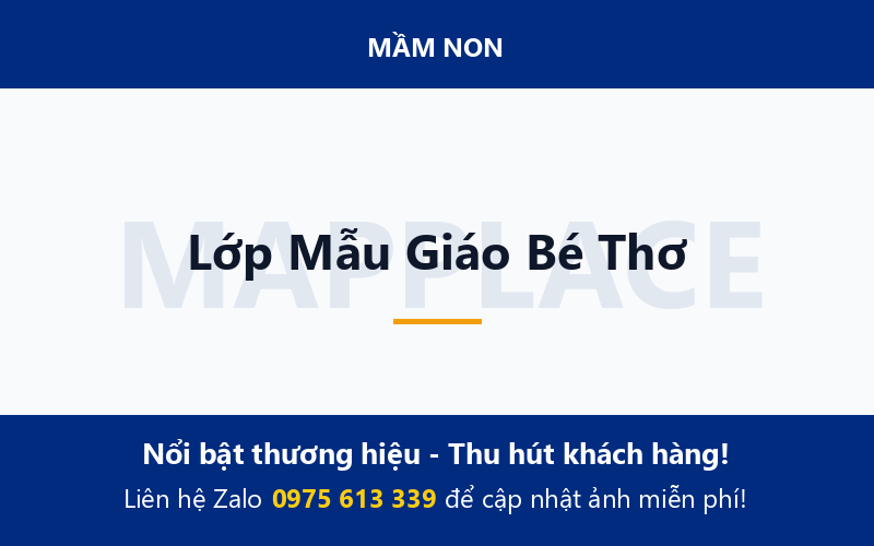 Lớp Mẫu Giáo Bé Thơ