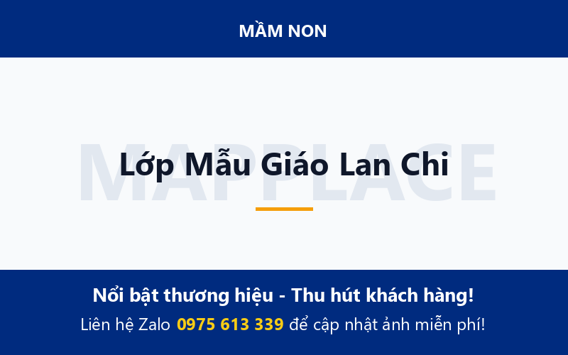 Lớp Mẫu Giáo Lan Chi