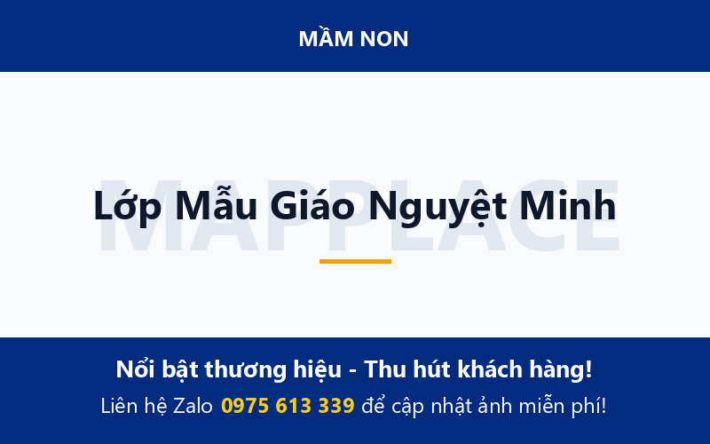 Lớp Mẫu Giáo Nguyệt Minh