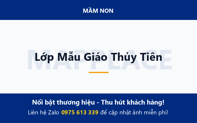 Lớp Mẫu Giáo Thủy Tiên