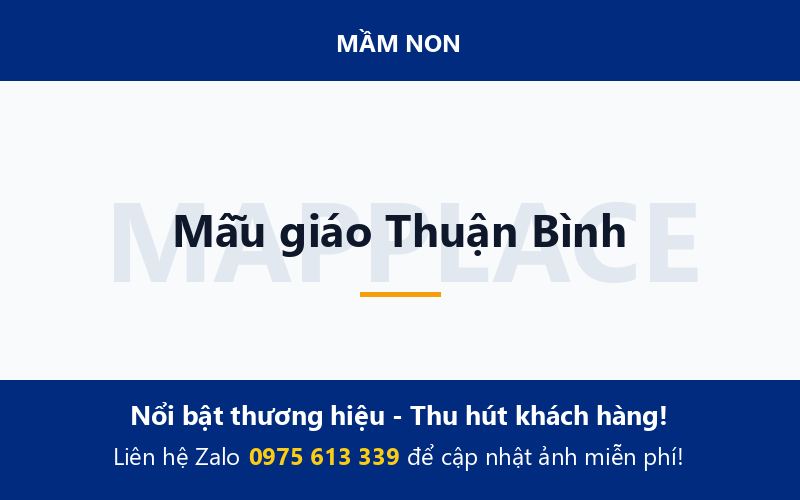 Mẫu giáo Thuận Bình