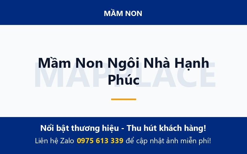 Mầm Non Ngôi Nhà Hạnh Phúc