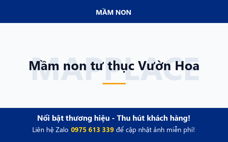 Mầm non tư thục Vườn Hoa