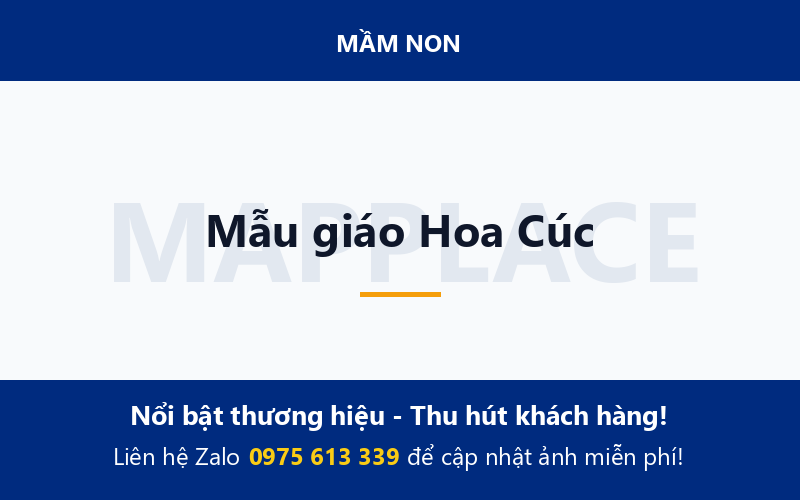 Mẫu giáo Hoa Cúc