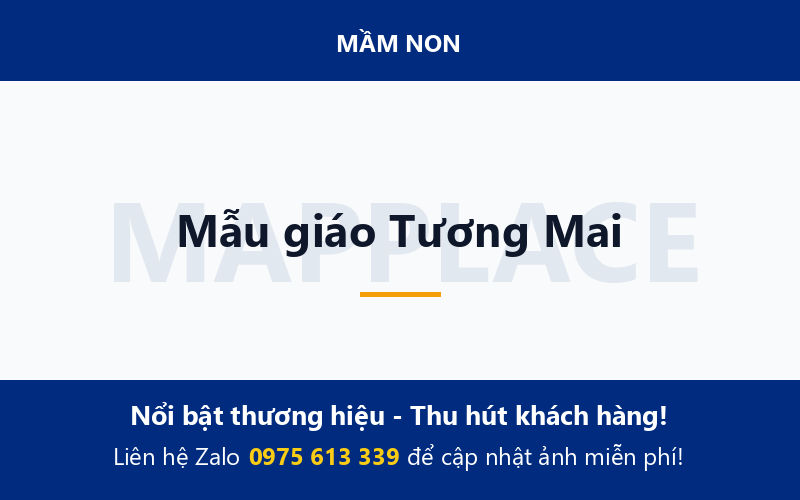 Mẫu giáo Tương Mai