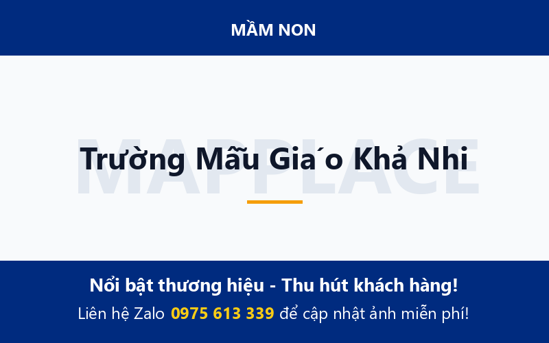 Trường Mẫu Giáo Khả Nhi