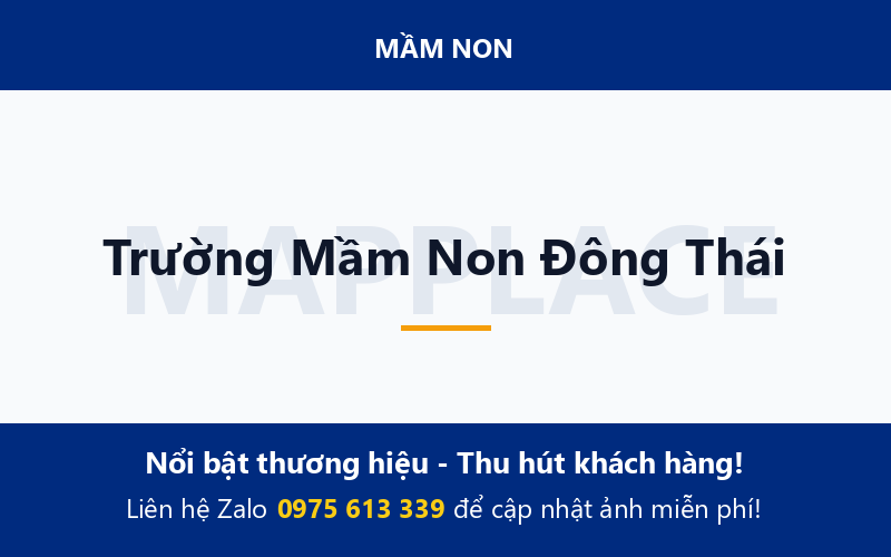 Trường Mầm Non Đông Thái