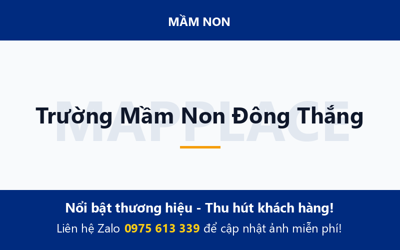 Trường Mầm Non Đông Thắng