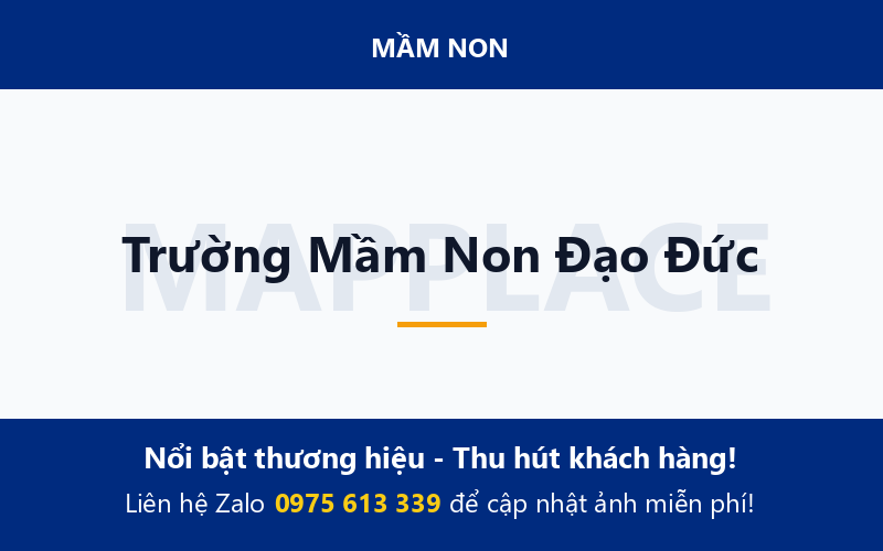 Trường Mầm Non Đạo Đức