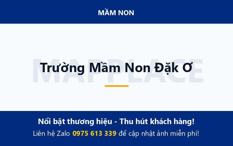 Trường Mầm Non Đặk Ơ