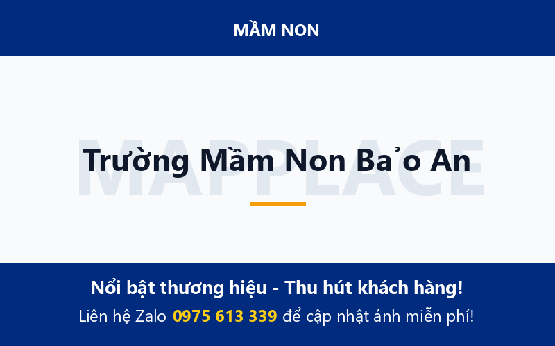 Trường Mầm Non Bảo An